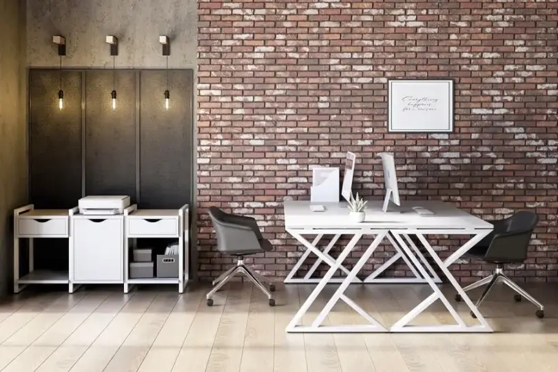 Мебель для персонала Loft цвет Белый Металл