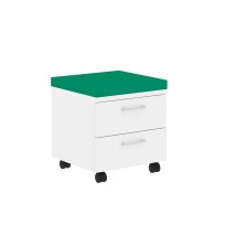Тумба с подушкой XMC-2D.1A Сосна Эдмонт/Синий C-06 465х465х520 XTEN