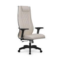 Кресло для руководителя Метта L 1m 50M/4D_17831_Кожа перфорированная NewLeather - Черный_Кожа перфорированная NewLeather - Черный