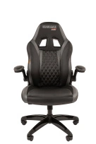 Кресло игровое Chairman game 15 Россия Экопремиум черный/серый н.п.