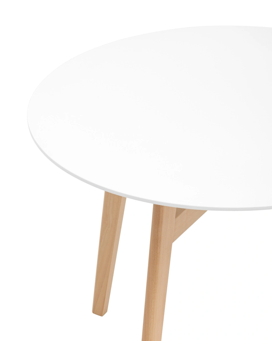 Стол обеденный Target Circle 90×90 белый