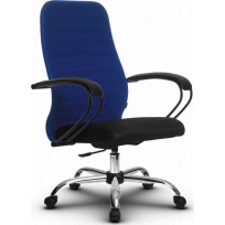 Кресло офисное Metta  SU-CP-10P (SU-СК130-10P) CH / Красный – Красный