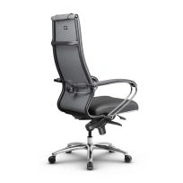 Кресло для руководителя Метта L 1m 50M/K_17838_Кожа перфорированная NewLeather - Черный_Кожа перфорированная NewLeather - Черный