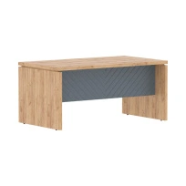 Стол для руководителя TLST 169 Сосна Эдмонт Z/Серо-голубой 1600×900×750 TORR LUX