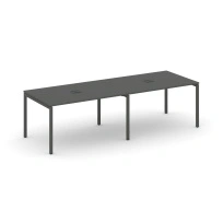 Стол для переговоров Style Project SN-4P.SPRG-013 Акация Лорка/Металл Черный 2760×980×750