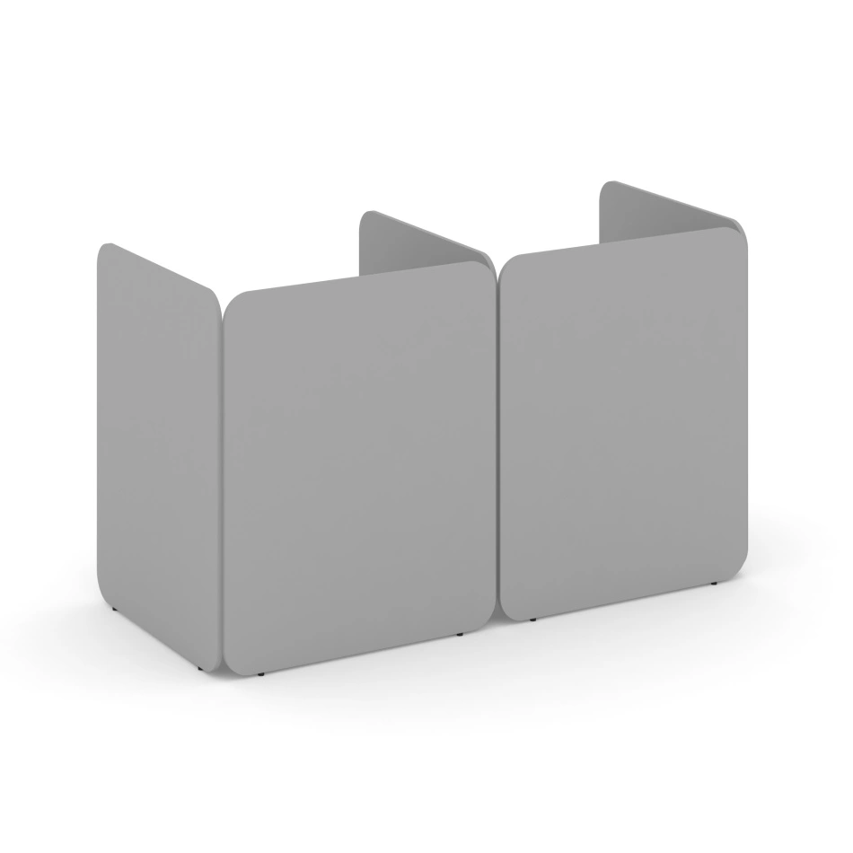 Офисная мебель Bell. Комплект №2 KCB.K-002 Серый 1614×909×1200