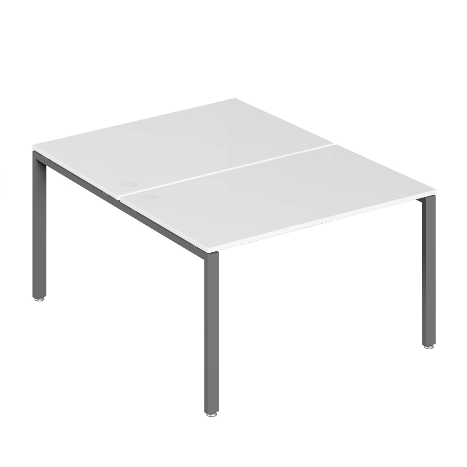 Бенч-система на 2 места Trend Metal TDM32230645 белый