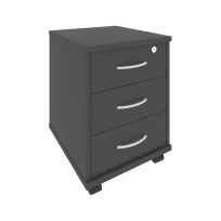 Riva Тумба подкатная 3 ящ. с фолдингом А.ТМ-3F Белый 420*450*556