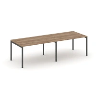 Стол для переговоров Style Project SN-4P.SPRG-012.3 Акация Лорка/Металл Черный 2360×980×750