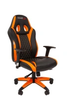 Игровое кресло Chairjet 15 черно-красный синхромех. рег.локти, слайдер