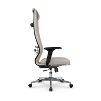 Кресло для руководителя Метта L 1m 50M/4D_17834_Кожа перфорированная NewLeather - Черный_Кожа перфорированная NewLeather - Черный