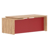 Стол для руководителя правый TLCT 209(R) Сосна Эдмонт Z/Серо-голубой 2000×900×750 TORR LUX