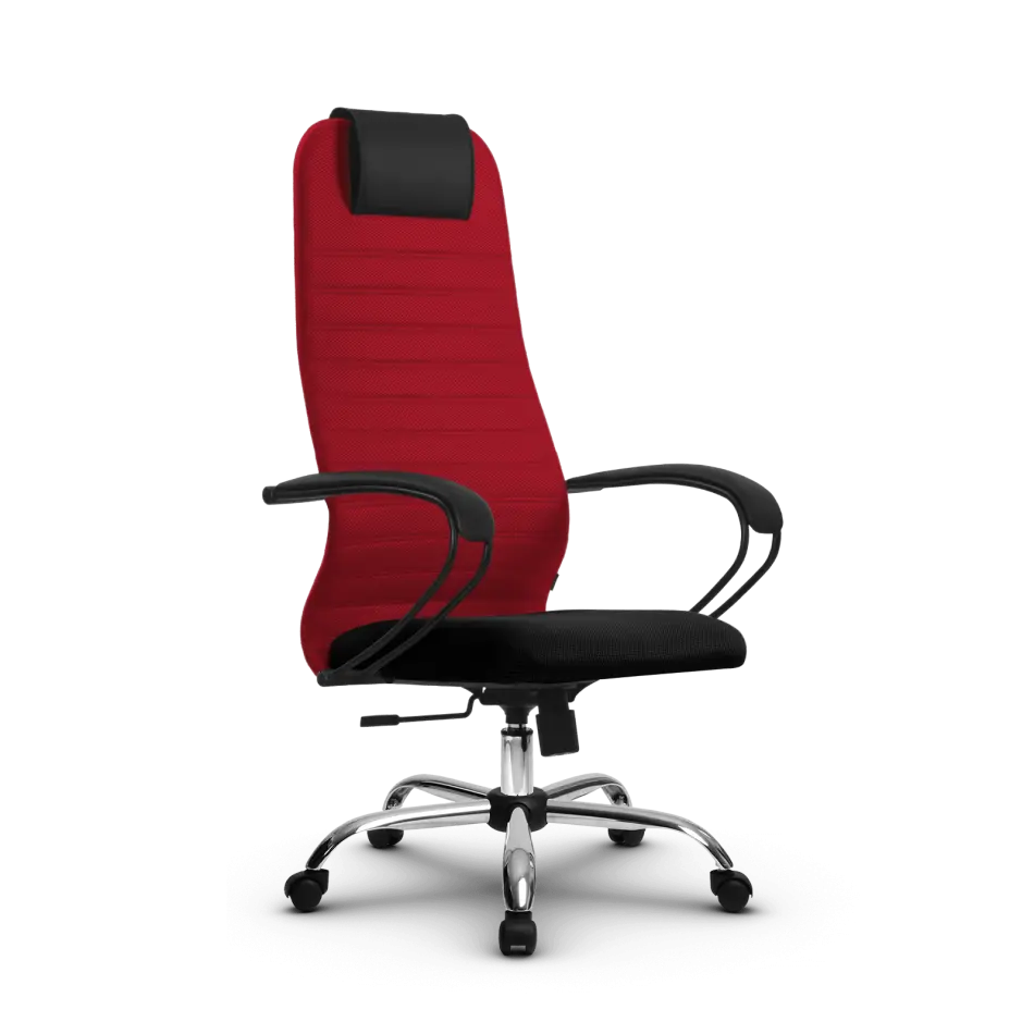 Кресло для руководителя Metta SU-BP-10 (SU-BK130-10) CH / Красный