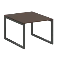 Metal System Quattro Перег. стол (1 столешница) на О-образном м/к 50БО.ПРГ-1.1 Акация/Антрацит металл 1000*1235*750