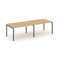 Стол для переговоров Style Project SN-4P.SPRG-014.3 Тиквуд Светлый/Металл Антрацит 3160×980×750