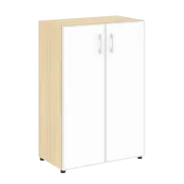 Шкаф LT.ST-2.4 R white Yalta / Дуб Мали – Стекло White 800×450×1195