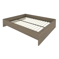 Light Кровать с ортопедическим основанием без изголовья С-К-160 Клён 1650x2050x400
