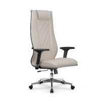 Кресло для руководителя Метта L 1m 50M/4D_17834_Кожа перфорированная NewLeather - Черный_Кожа перфорированная NewLeather - Черный