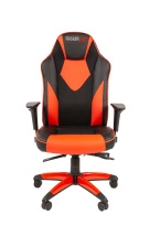 Игровое кресло Chairjet 17 черно-красный синхромех. рег.локти, слайдер