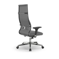 Кресло для руководителя Метта L 1m 46/2D_17834_Кожа перфорированная NewLeather - Темно-коричневый_Кожа перфорированная NewLeather - Темно-коричневый