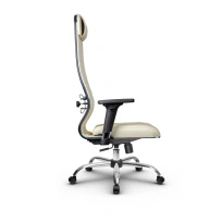 Кресло для руководителя Метта L 1m 40M/2D_17833_Кожа перфорированная NewLeather – Черный