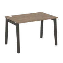Onix Wood Стол офисный OW.SP-2.8 Дуб мали/Дуб светлый/Белый металл 1180×800×750