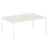 Metal System Quattro Перег. стол (1 столешница) на П-образном м/к 40БП.ПРГ-1.5 Акация/Антрацит металл 1800*1235*750
