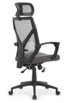 Белый пластик/Синяя сетка сидушка W-203AC