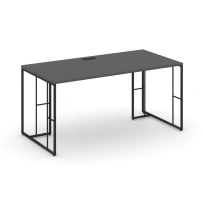 Стол для руководителя Rift Direct RF.SR-024 Дуб Табак / Металл Черный 1580×800×750