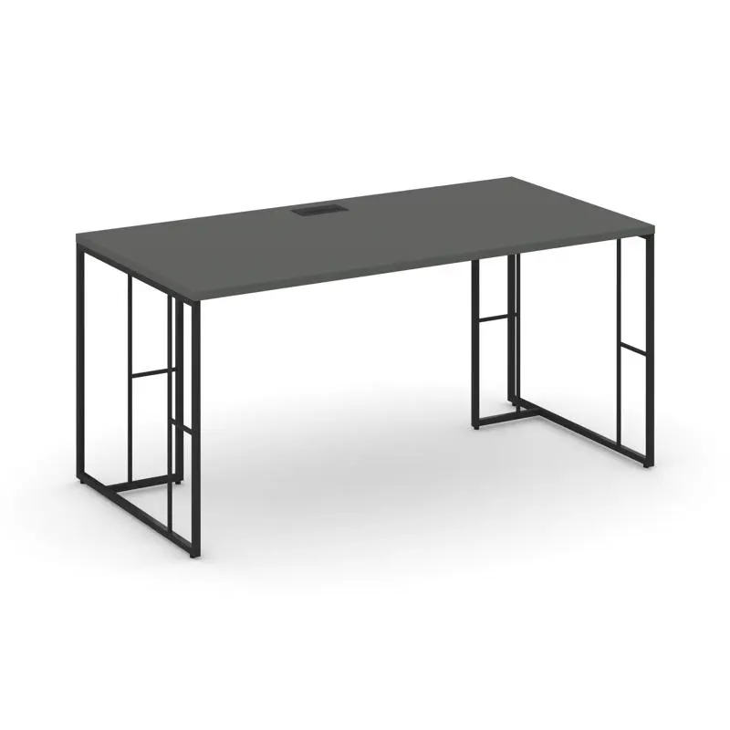 Стол для руководителя Rift Direct RF.SR-024 Антрацит / Металл Черный 1580×800×750
