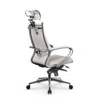 Кресло для руководителя Метта L 2c 44C/K_17839_Кожа перфорированная NewLeather - Черный_Кожа перфорированная NewLeather - Черный