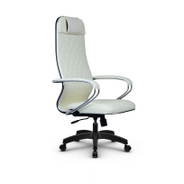 Кресло для руководителя Метта L 1m 40M/K_17831_Кожа перфорированная NewLeather – Черный