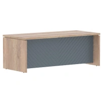 Стол для руководителя TLST 209H Сосна Эдмонт Z/Серо-голубой 2000×900×750 TORR LUX