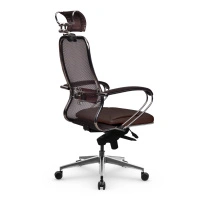 Кресло для руководителя Samurai SL-2.041 Infinity Easy Clean черный плюс