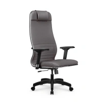 Кресло для руководителя Метта L 1m 38K2/4D_17831_Кожа перфорированная NewLeather – Темно-коричневый