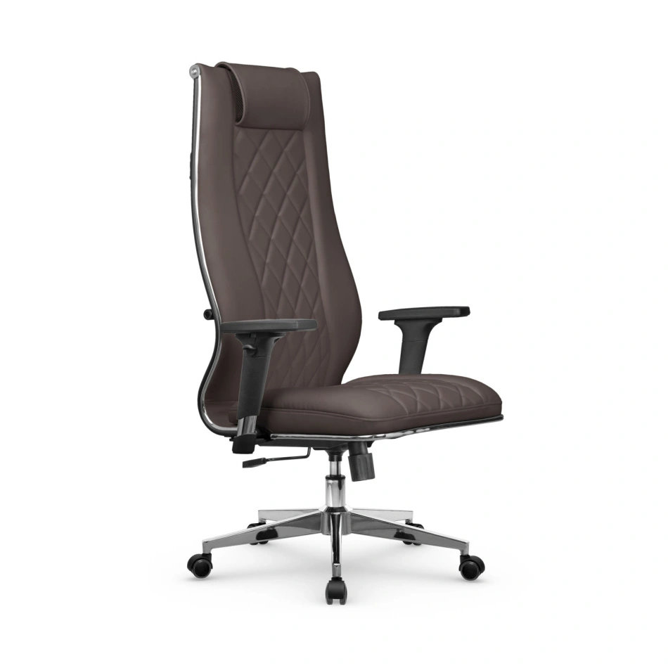 Кресло для руководителя Метта L 1m 50M/2D_17834_Infinity Easy Clean_темно-коричневый