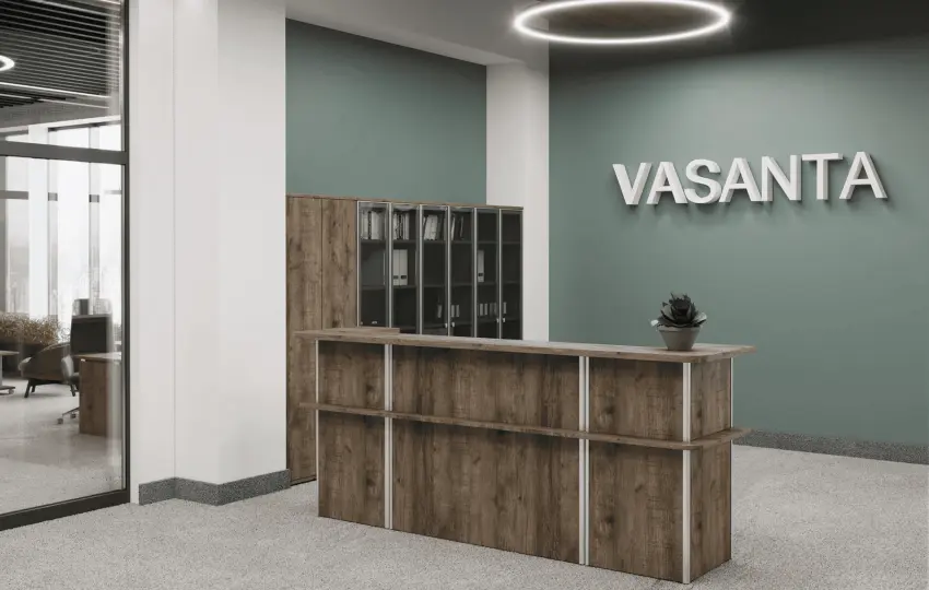 Стойка ресепшен Vasanta цвет Дуб кобург