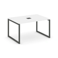 Стол для переговоров Style Project SN-4O.SPRG-003 Акация Лорка/Металл Черный 1380×980×750
