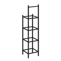 Loft Угловой проходной переходной модуль VR.L-SL.UPK-2.3.4 Серый металл 446×446×1869
