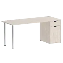 Home Office Стол офисный VR.SP-3-178.1 Серый/Хром опоры 1780×720×750