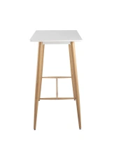 Стол барный Eames DSW белый