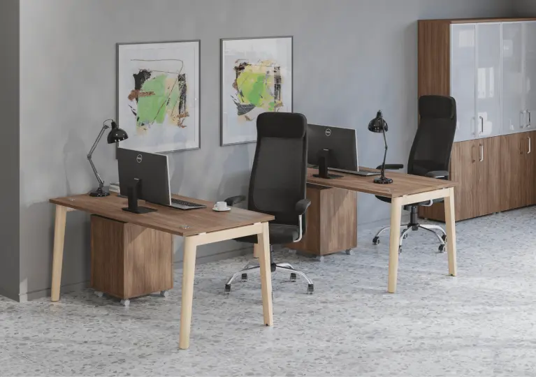 Мебель для персонала Onix Wood цвет Дуб Мали - Дуб Светлый