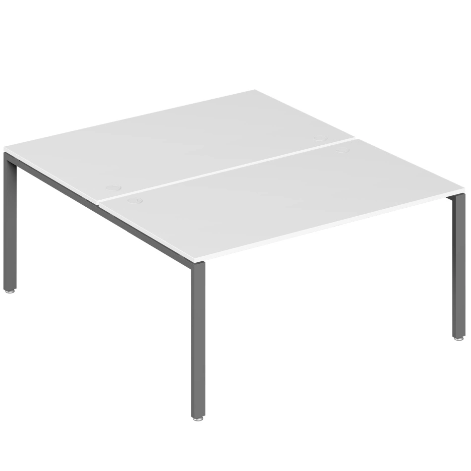 Бенч-система на 2 места Trend Metal TDM32218345 белый