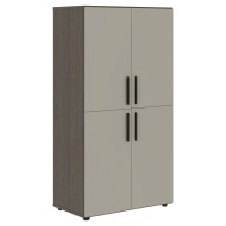 Шкаф для документов средний широкий VMCS 80.4 Яшма черный/Кобра 800×430×1517 VELION