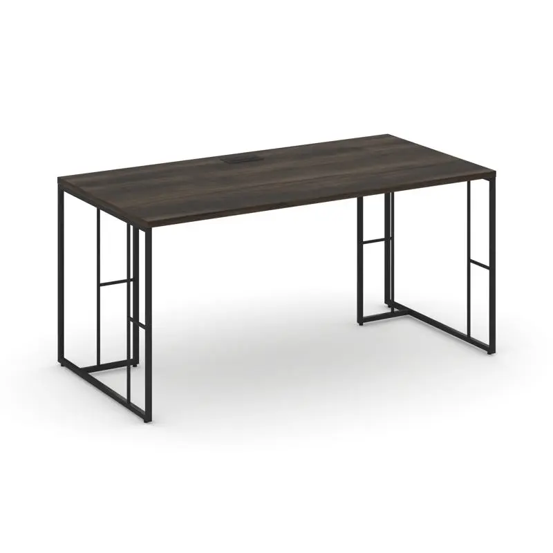 Стол для руководителя Rift Direct RF.SR-025 Дуб Мали / Металл Черный 1780×800×750