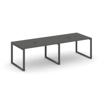Стол для переговоров Style Project SN-6O.SPRG-013 Акация Лорка/Металл Черный 2760×980×750