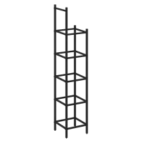 Loft Угловой проходной переходной модуль VR.L-SL.UPK-5.4.3 Серый металл 446×446×2280