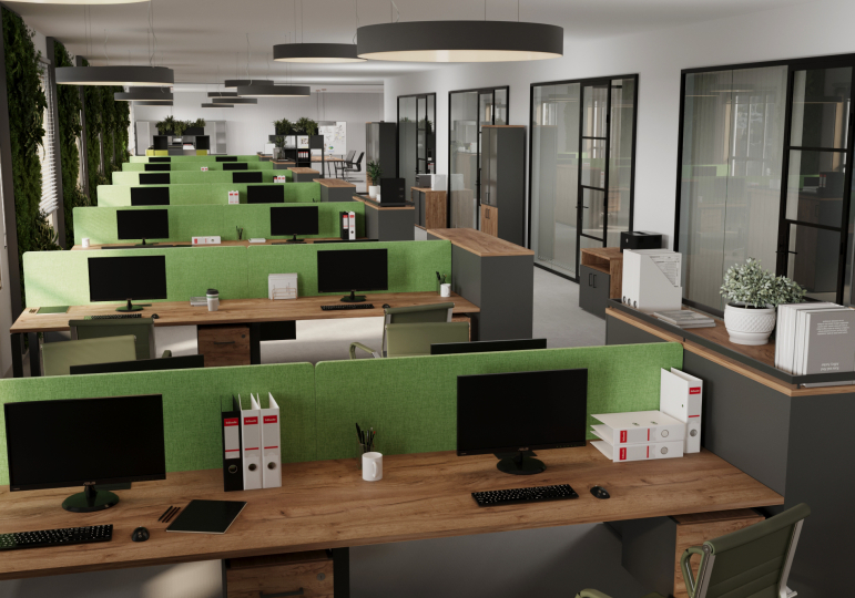 Мебель для персонала Style Project цвет Дуб Табак