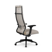 Кресло для руководителя Метта L 1m 50M/4D_17832_Кожа перфорированная NewLeather - Черный_Кожа перфорированная NewLeather - Черный