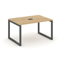 Стол для переговоров Style Project SN-5O.SPRG-003 Акация Лорка/Металл Черный 1380×980×750